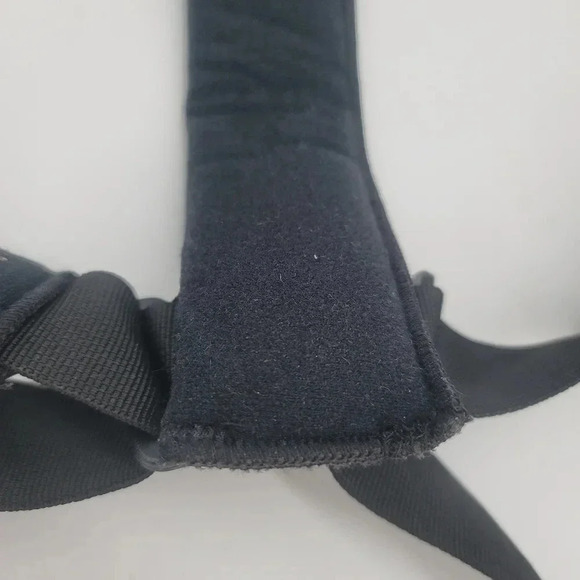 Breg Back Brace Adult One Size Adjustable Over The Shoulder BLACK - Picture 3 of 5